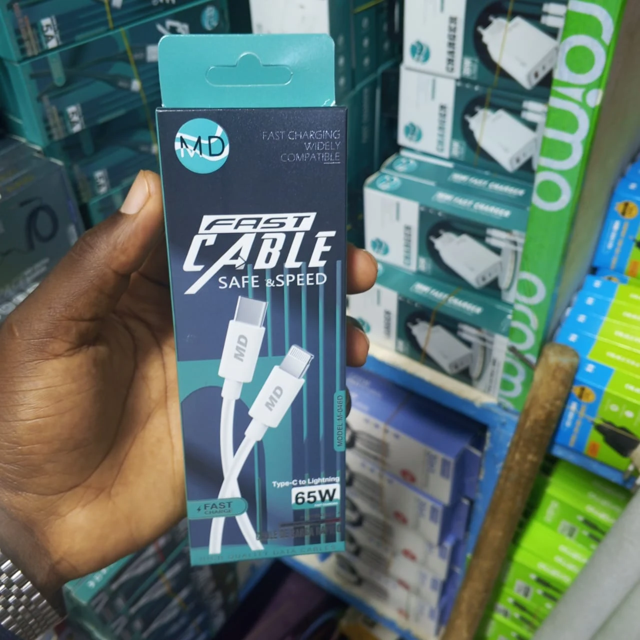Câble de charge MD Type-C vers iphone 65W