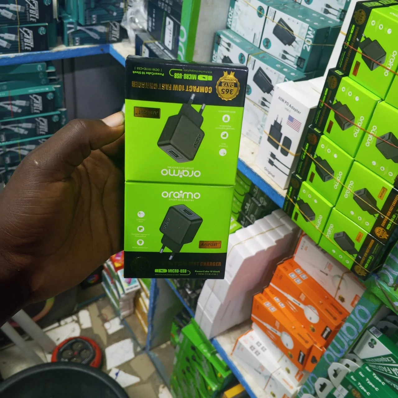 Chargeur Rapide Oraimo 10W avec Câble Micro-USB (copie)
