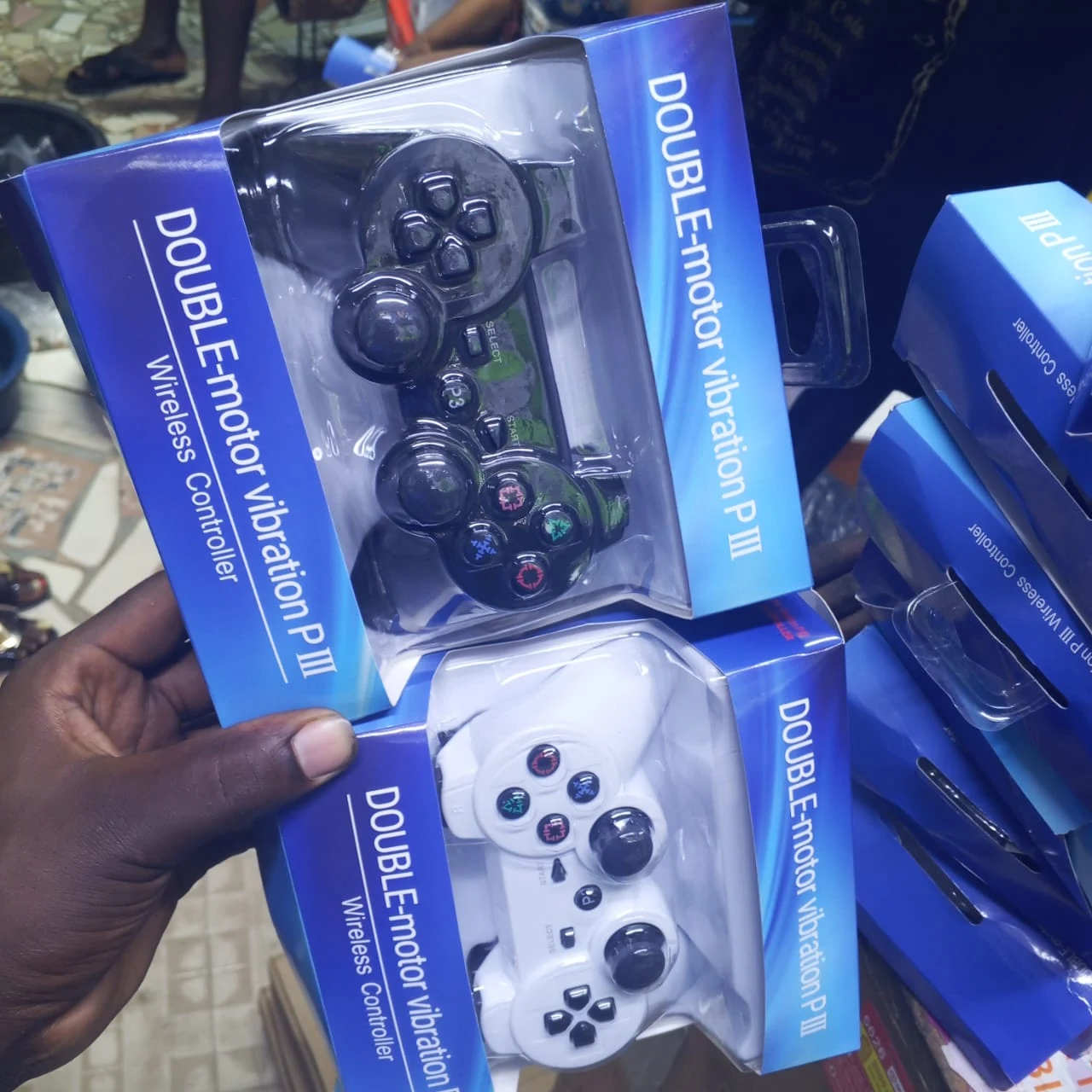 Manette Sans Fil Double Vibration PS3