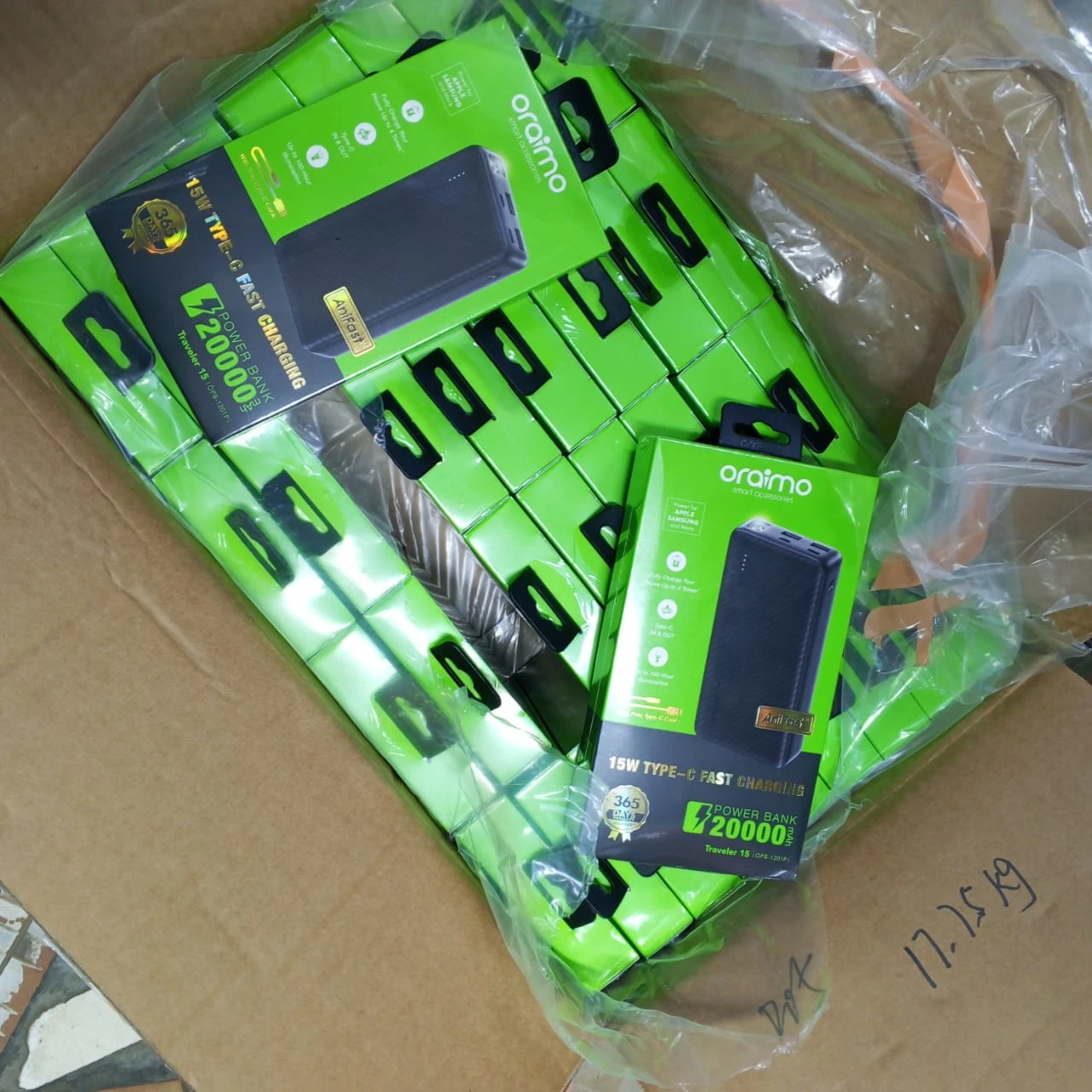 Power Bank Oraimo Traveler 15w 20000mAh