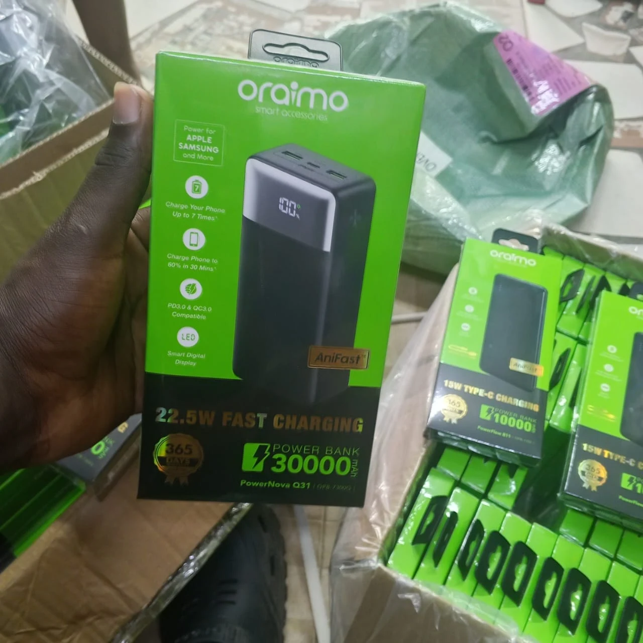 Power Bank Oraimo PowerNova Q31 30000mAh 22.5W