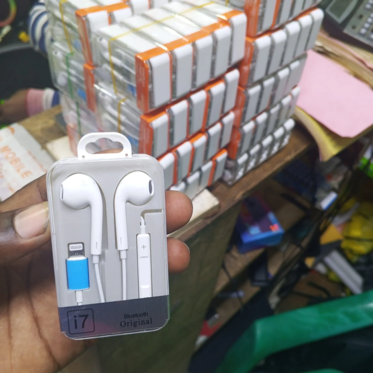 Écouteurs i7 Bluetooth avec Connecteur Lightning