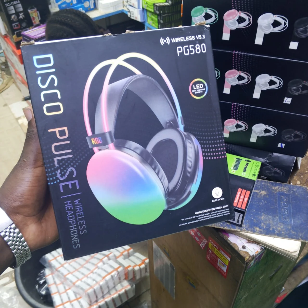 Casque Sans Fil Disco Pulse PG580 RGB
