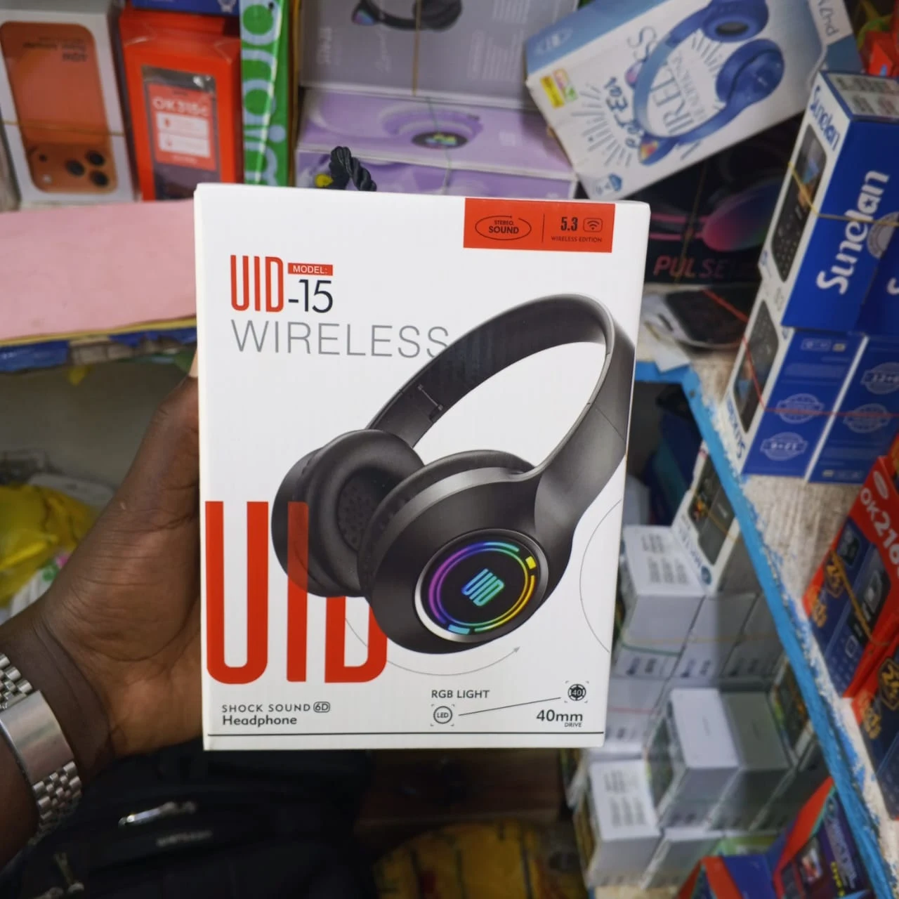 Casque Sans Fil UID-15 RGB Bluetooth 5.3