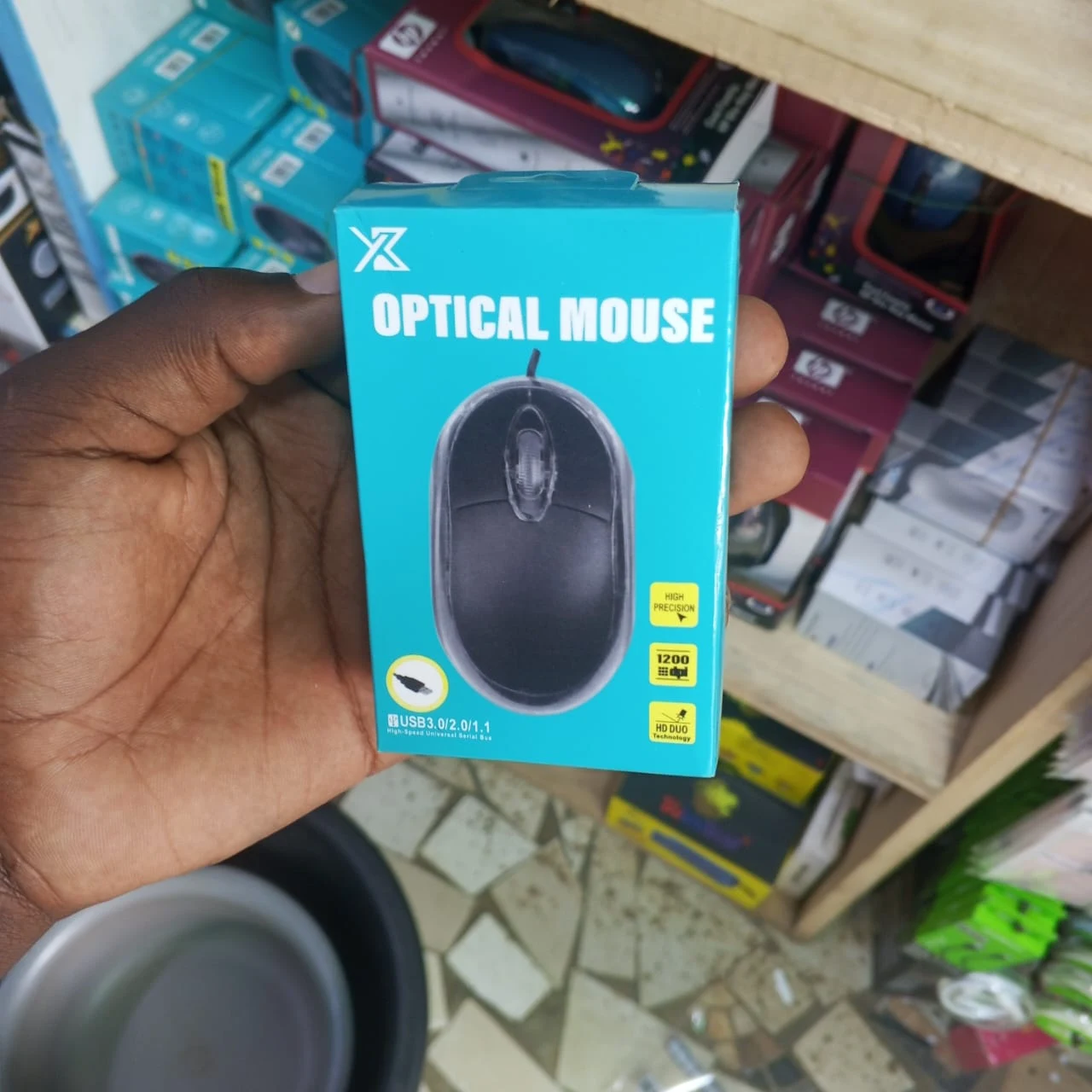 Souris Optique Filaire X 1200 DPI