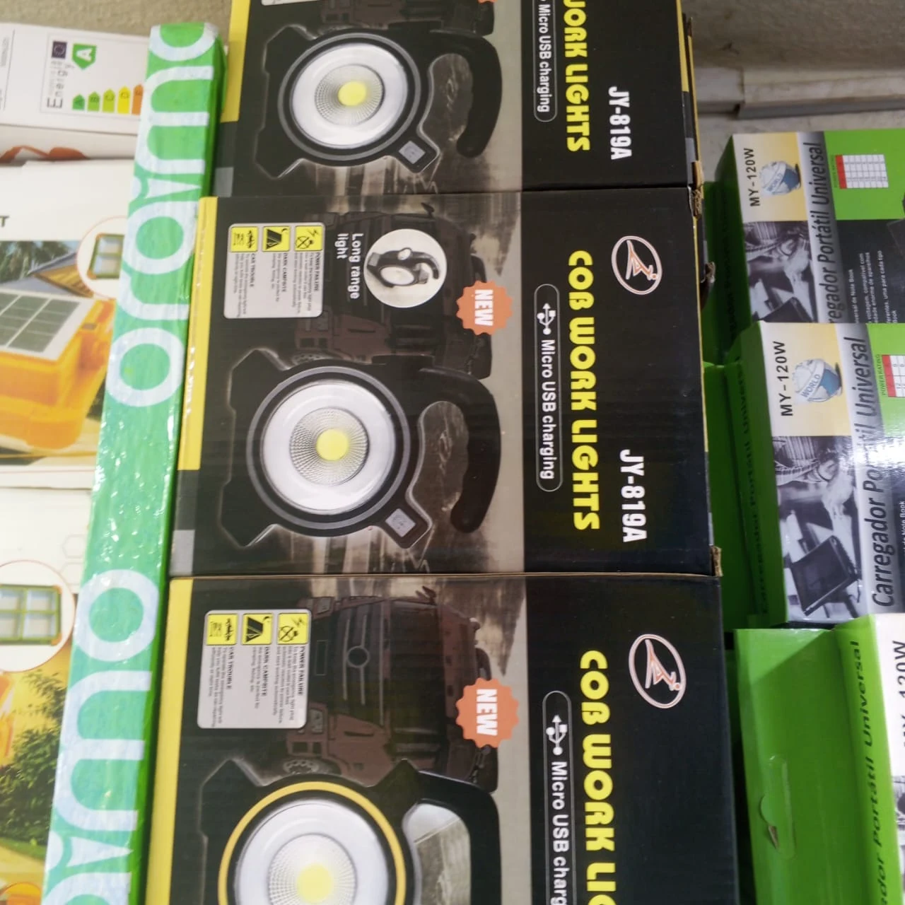 Lampe de travail LED COB rechargeable JY-819A